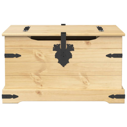 Förvaringsbänk Förvaringslåda Corona 78x78x45 cm massiv furu