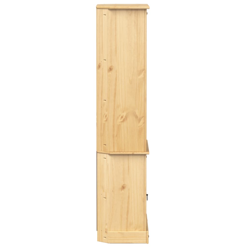 Skåp Trä Corona 74x38x170 cm massiv furu