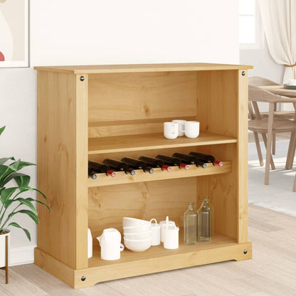 Vinställ Vinskåp Corona 107,5x51x105,5 cm massiv furu