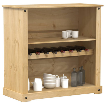 Vinställ Vinskåp Corona 107,5x51x105,5 cm massiv furu