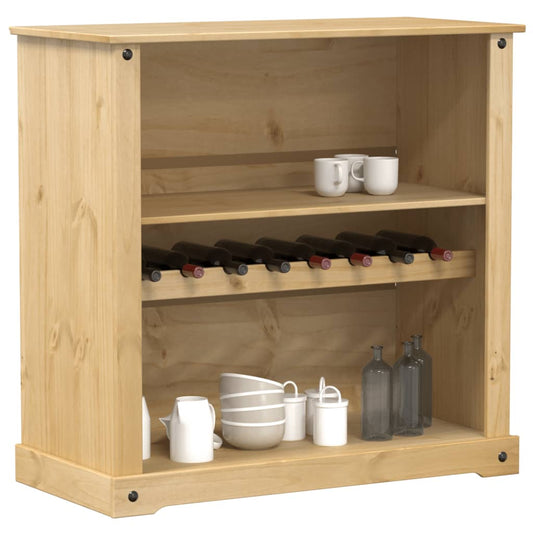 Vinställ Vinskåp Corona 107,5x51x105,5 cm massiv furu