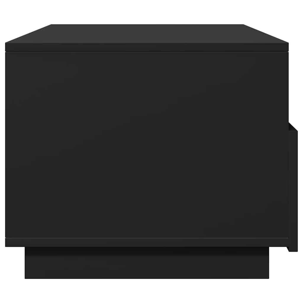 Soffbord Svart LED 90x49x40 cm