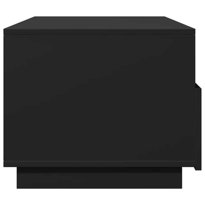 Soffbord Svart LED 90x49x40 cm