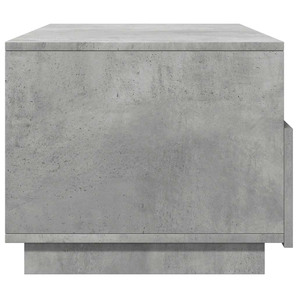 Soffbord Betonggrå LED 90x49x40 cm