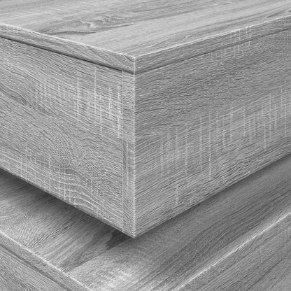 Soffbord Sonoma Grå LED Sonoma Grå 50x50x40 cm