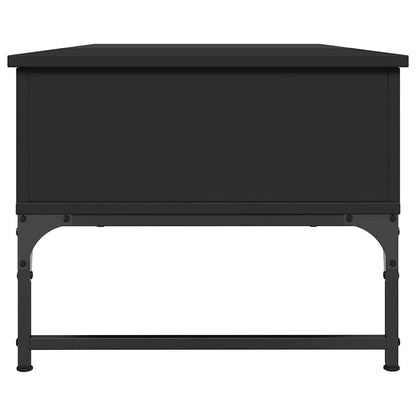 Soffbord Svart 100x50x40 cm metall