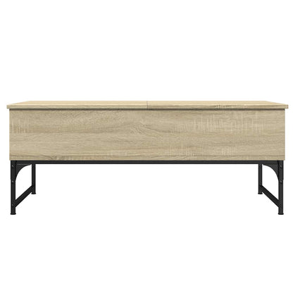 Soffbord Sonoma Ek 100x50x40 cm metall