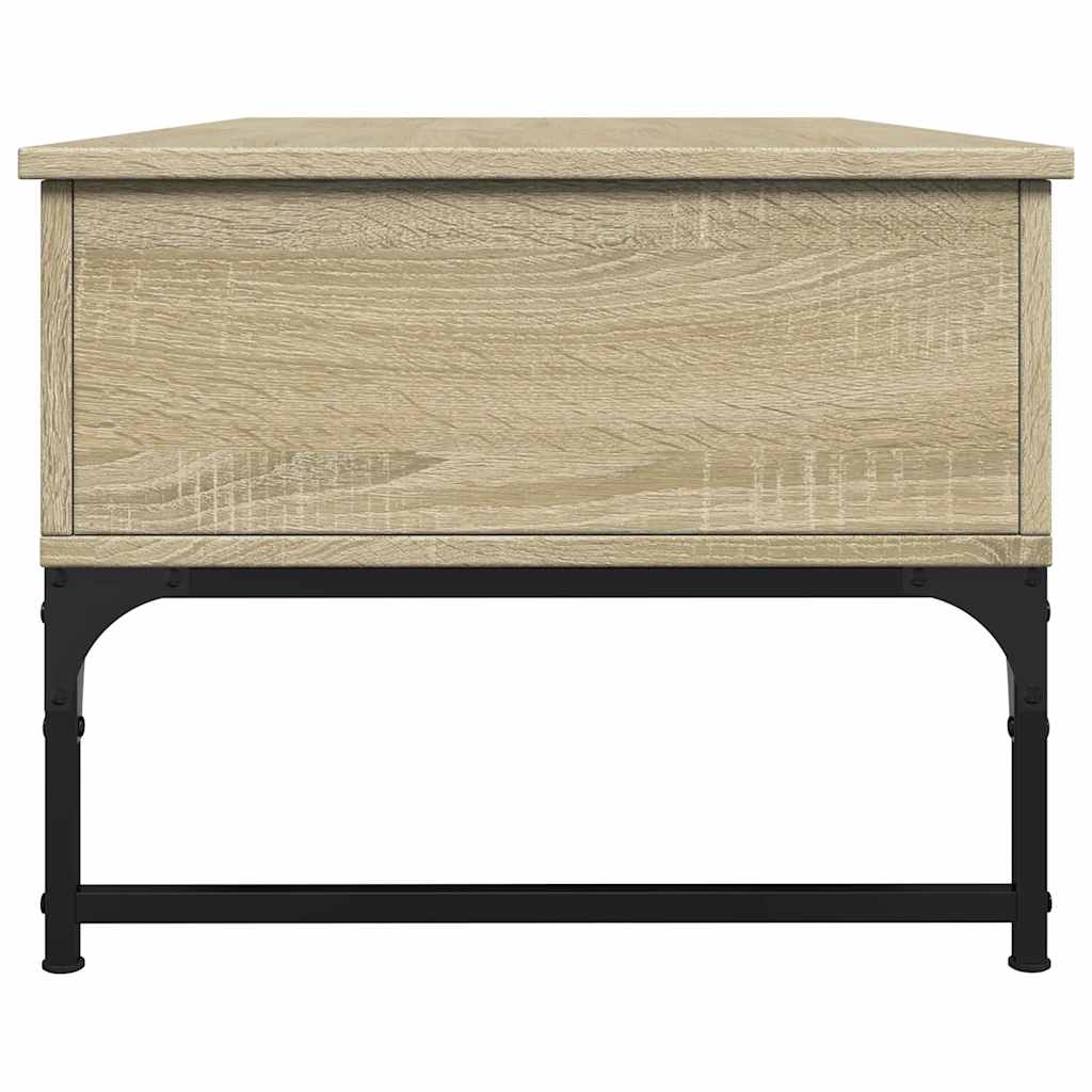 Soffbord Sonoma Ek 100x50x40 cm metall