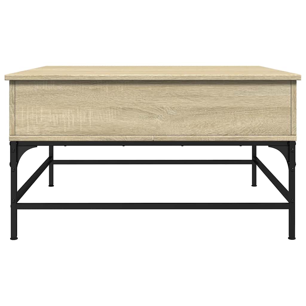 Soffbord Sonoma Ek 80x80x45 cm järn