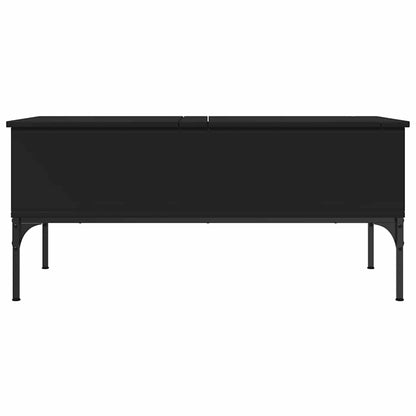 Soffbord Svart 100x50x45 cm och metall