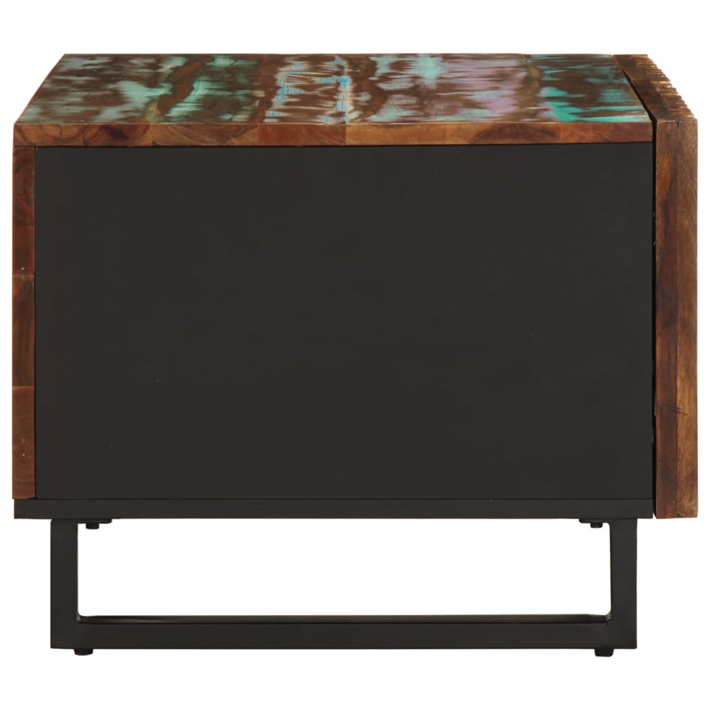 Soffbord Trä 80x51x40 cm massivt akaciaträ