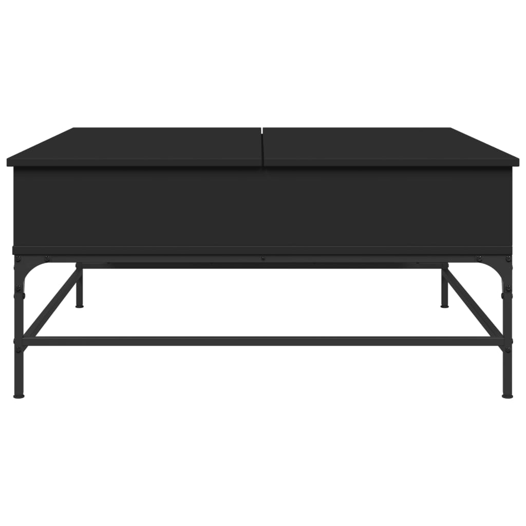 Soffbord Svart 95x95x45 cm metall