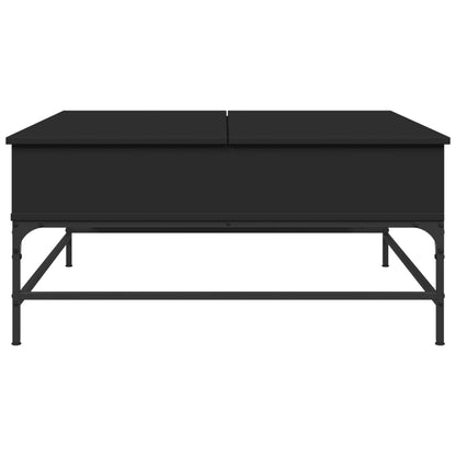 Soffbord Svart 95x95x45 cm metall