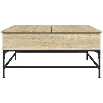 Soffbord Sonoma Ek 95x95x45 cm järn