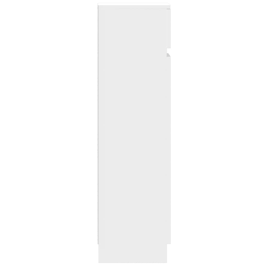 Skoställ Vit Skoskåp 100,5x28x100 cm