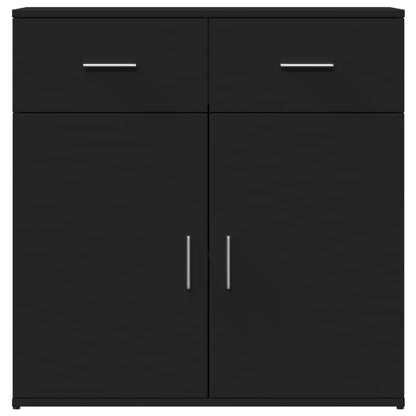 Skänk Svart 79x38x80 cm