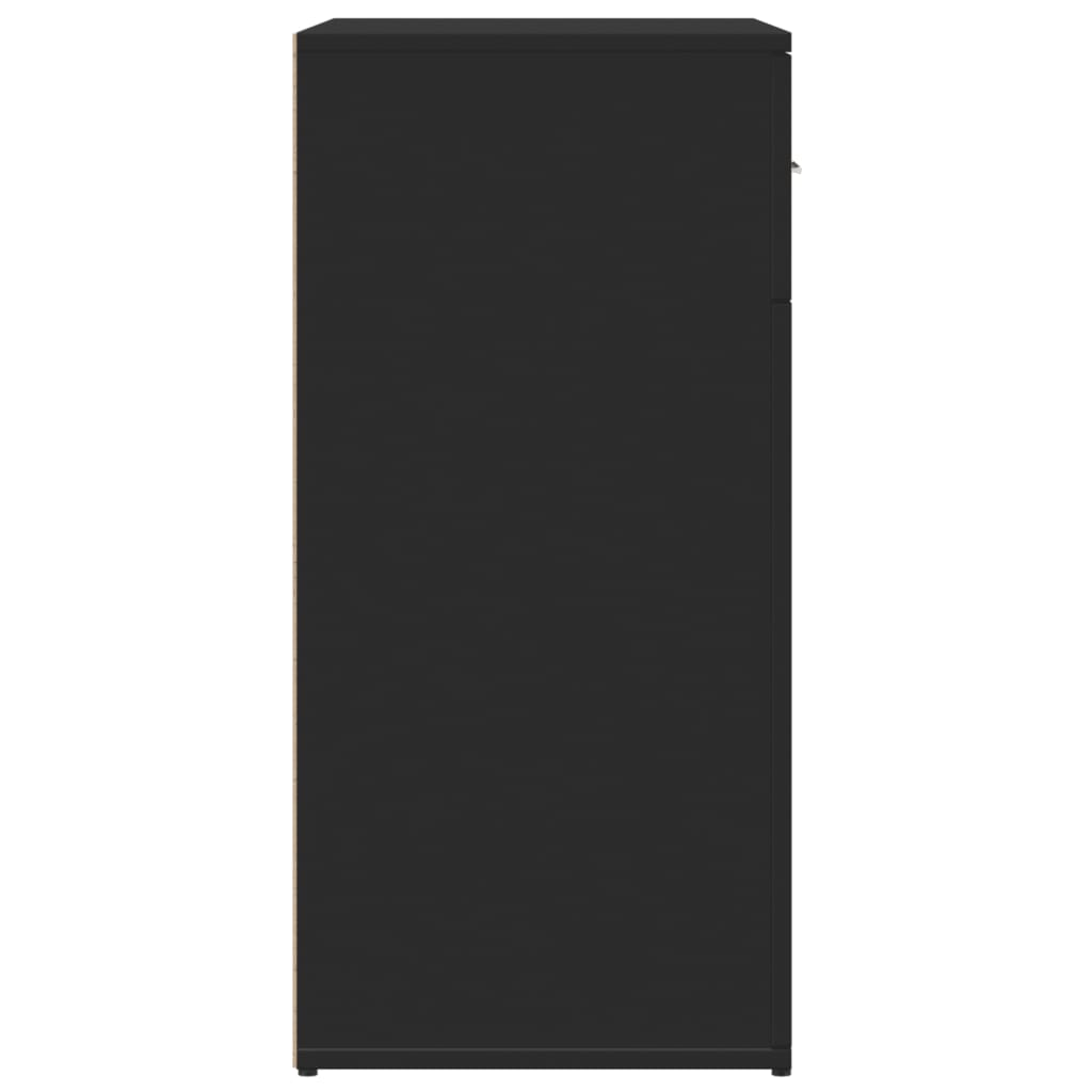 Skänk Svart 79x38x80 cm