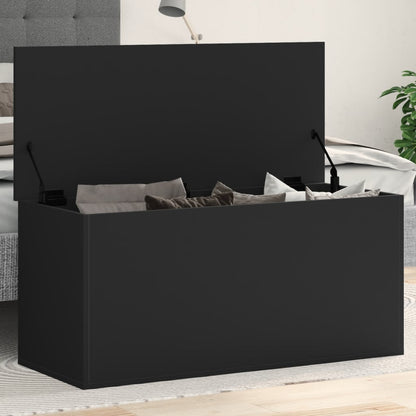 Förvaringskista Svart 100x42x46 cm