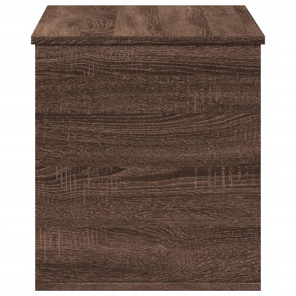 Förvaringsbänk Förvaringslåda Brun Ek 100x42x46 cm