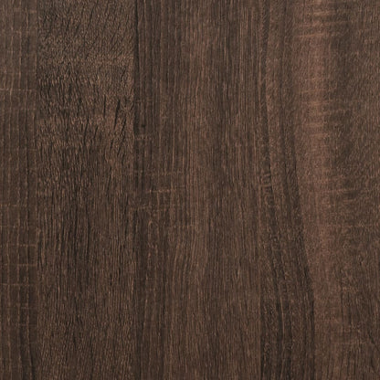 Förvaringsbänk Förvaringslåda Brun Ek 100x42x46 cm