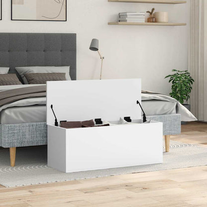 Förvaringskista Vit 90x35x35 cm