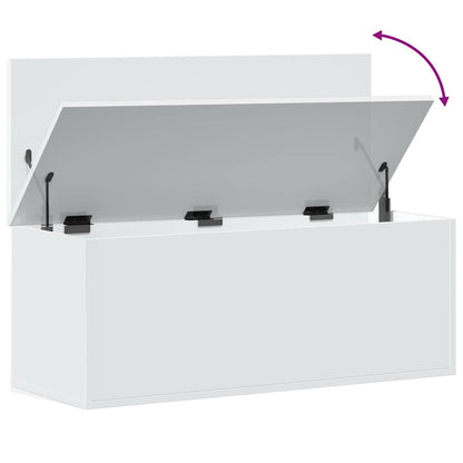 Förvaringskista Vit 90x35x35 cm