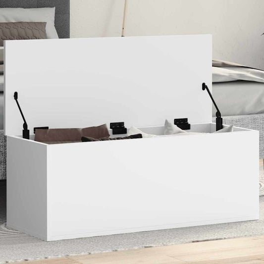 Förvaringskista Vit 90x35x35 cm