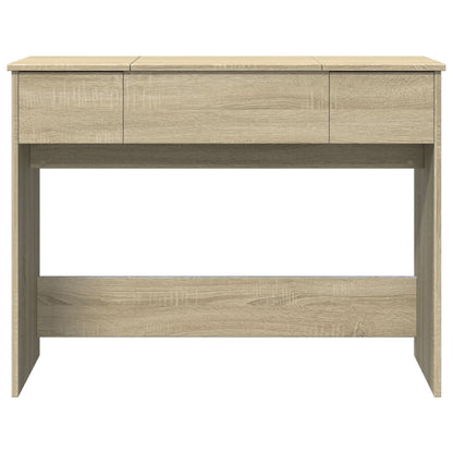 Sminkbord med spegel Sonoma Ek 100x45x76 cm