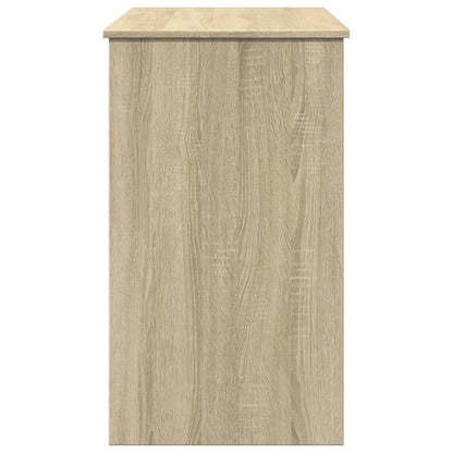 Sminkbord med spegel Sonoma Ek 100x45x76 cm