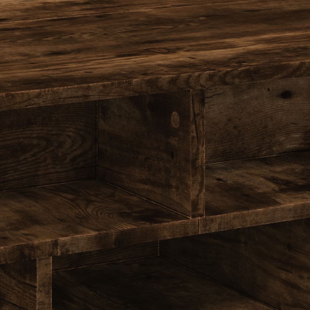 Soffbord Rökfärgad Ek 70x70x29 cm