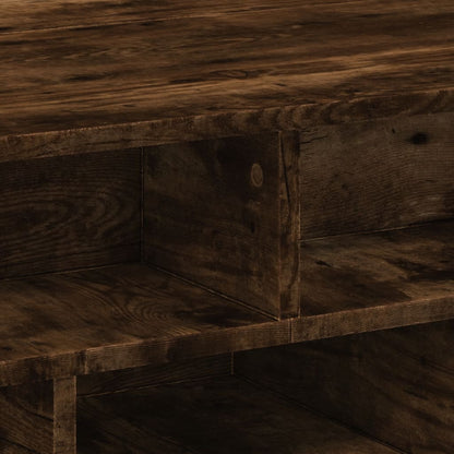 Soffbord Rökfärgad Ek 70x70x29 cm