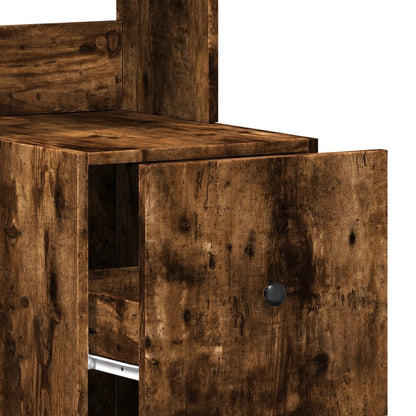 Köksinredning Köksskåp Rökfärgad Ek 35x50x180 cm