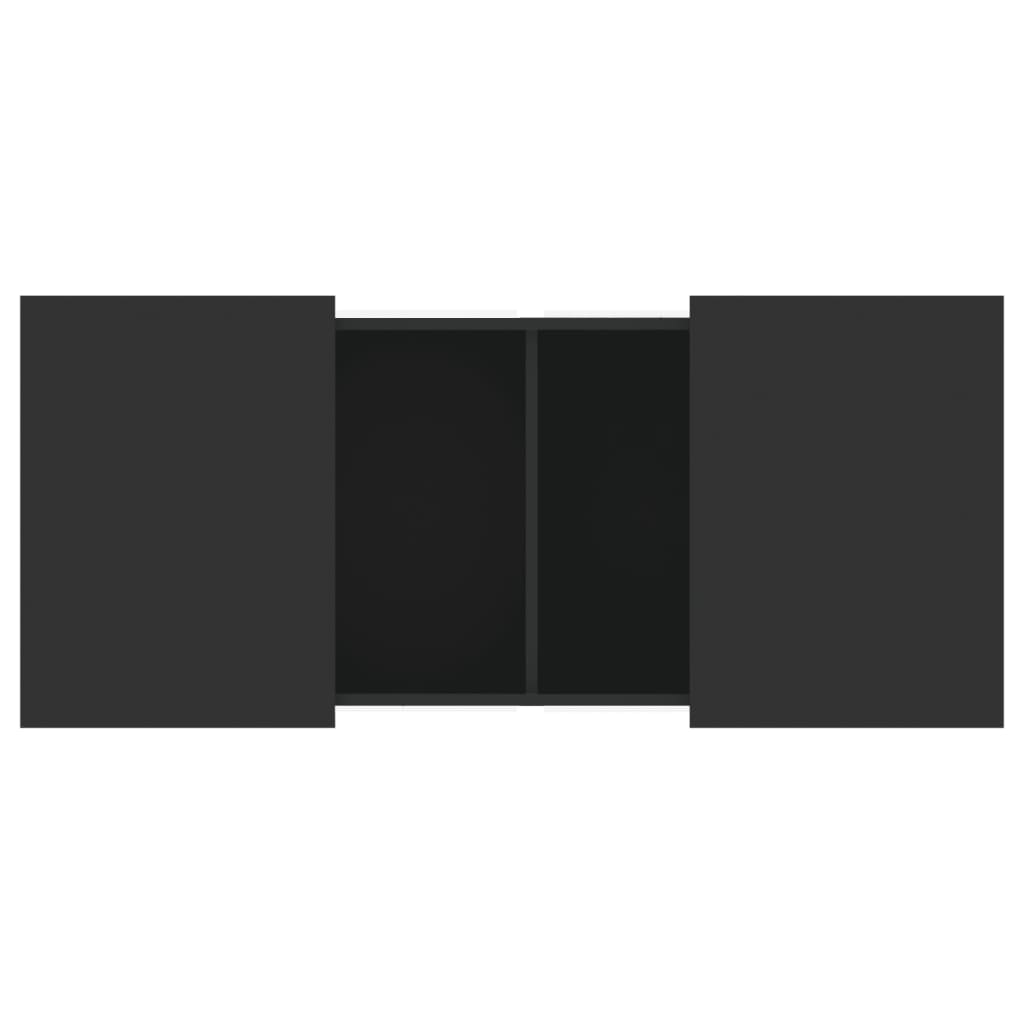 Soffbord Svart 80x55x40 cm