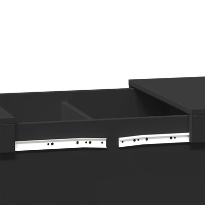 Soffbord Svart 80x55x40 cm