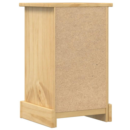 Sängbord Nattduksbord Trä Corona 35x32,5x58 cm massiv furu