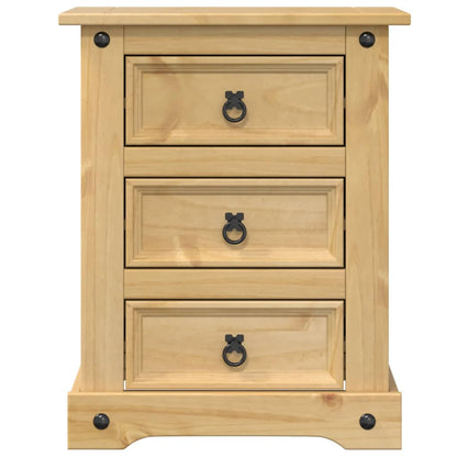 Sängbord Nattduksbord Trä Corona 53x39x66 cm massiv furu