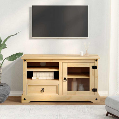 TV-Möbel Trä TV-Bänk Corona 100x45x58 cm massiv furu