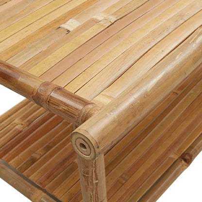 Soffbord Trä 110x55x45 cm bambu