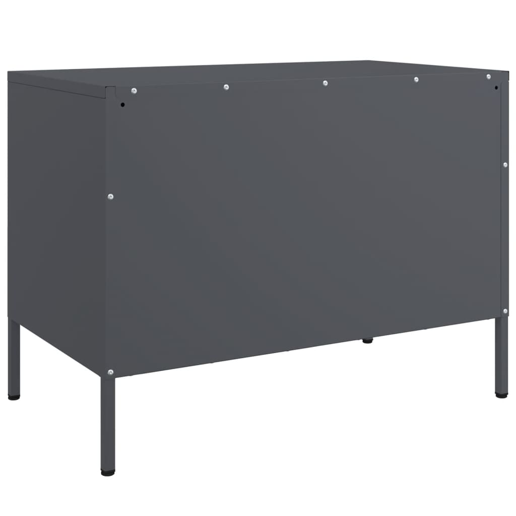 TV-Möbel DIV. TV-Bänk antracit 68x39x50,5 cm stål