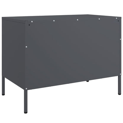 TV-Möbel DIV. TV-Bänk antracit 68x39x50,5 cm stål