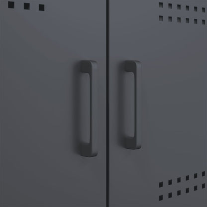 TV-Möbel DIV. TV-Bänk antracit 68x39x50,5 cm stål