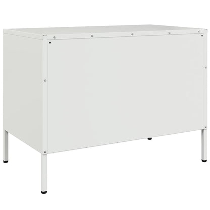 TV-Möbel DIV. TV-Bänk Vit 68x39x50,5 cm stål