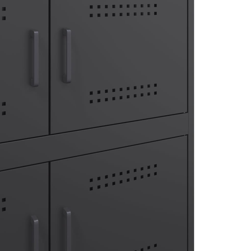 Skänk DIV. Svart 68x39x79 cm stål