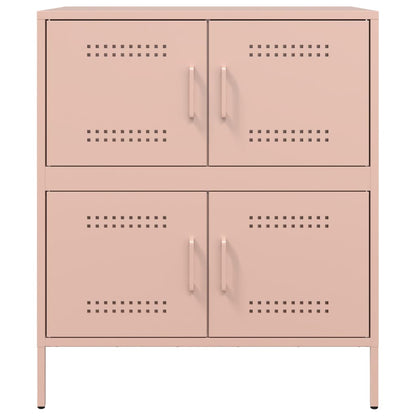 Skänk DIV. rosa 68x39x79 cm stål
