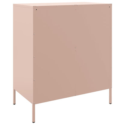 Skänk DIV. rosa 68x39x79 cm stål