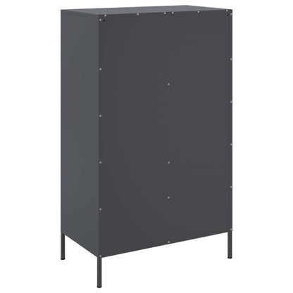 Skåp DIV. antracit 68x39x113 cm stål