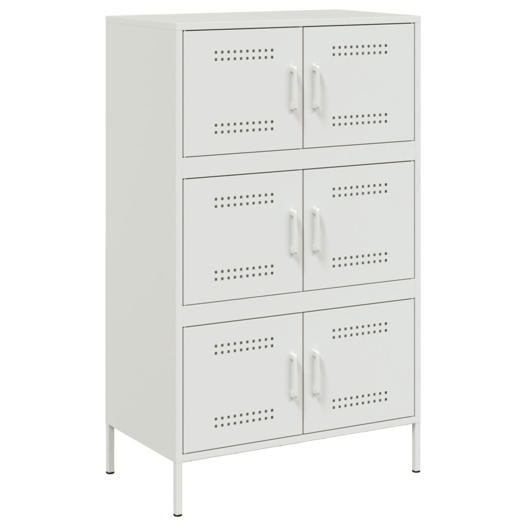 Skåp DIV. Vit 68x39x113 cm stål