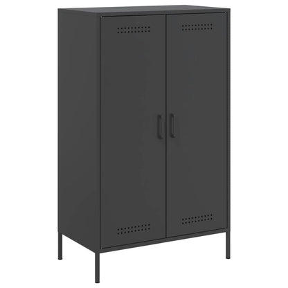 Skåp DIV. Svart 68x39x113 cm stål