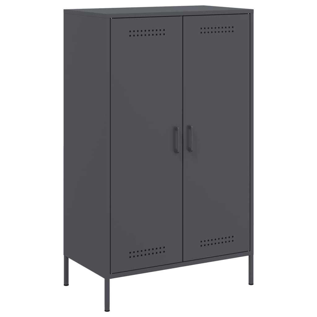 Skåp DIV. antracit 68x39x113 cm stål
