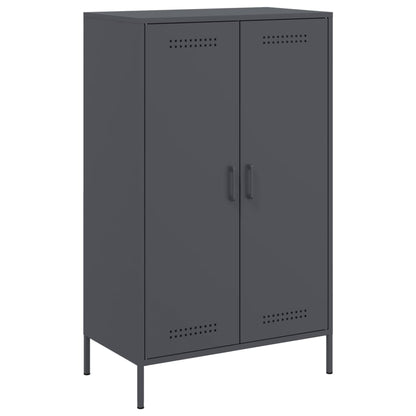 Skåp DIV. antracit 68x39x113 cm stål